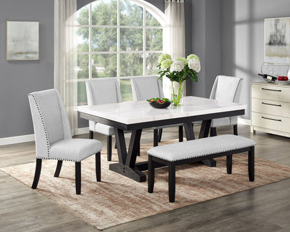 Varley - Dining Room Set With Wing Chairs Crown Mark