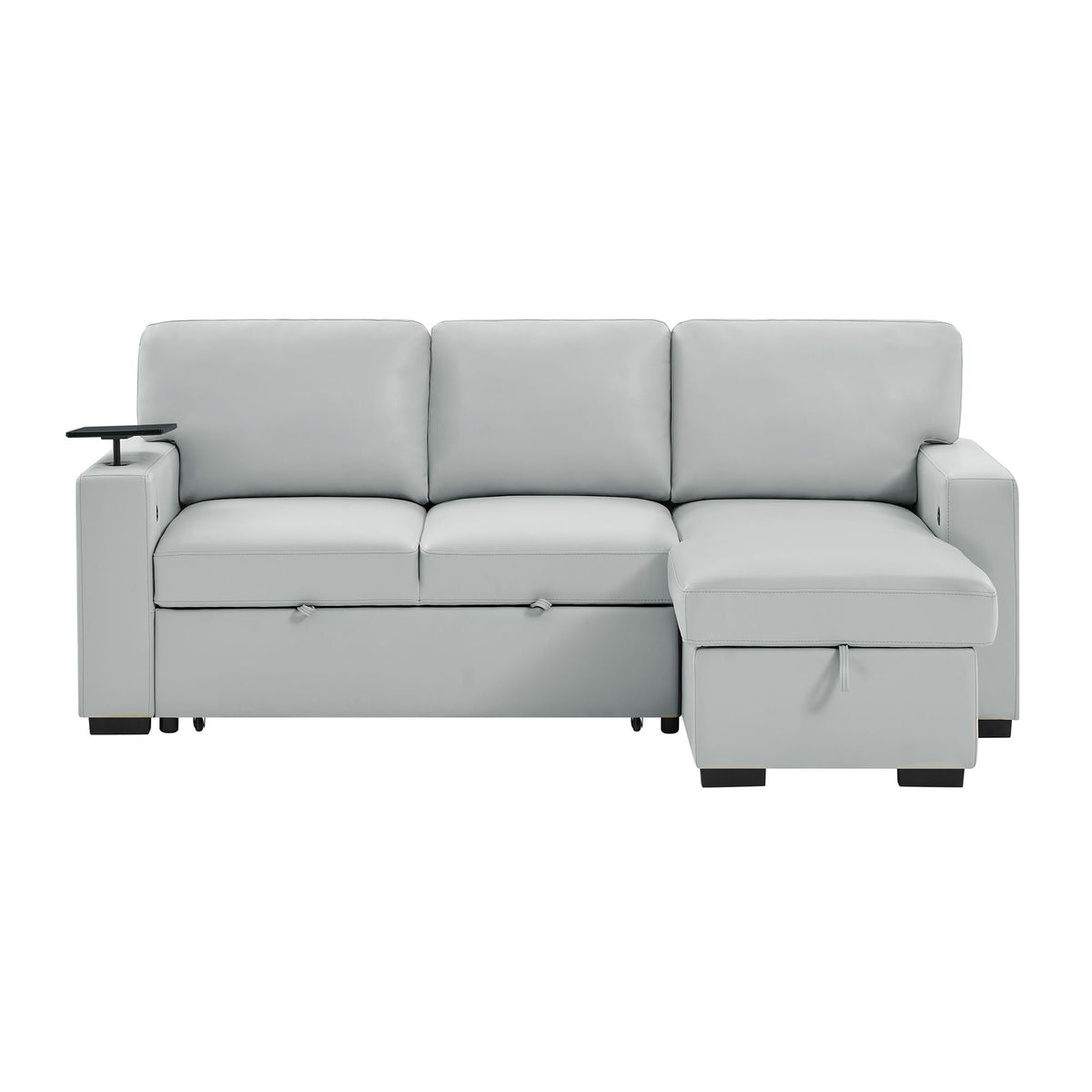 Tracey - Sofabed With Pullout - Silver Global Furniture USA