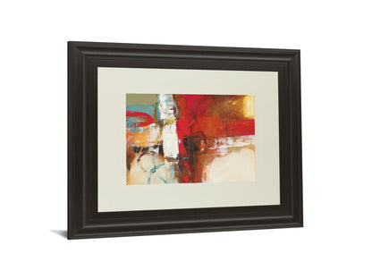 Woven By Natasha Barnes - Framed Print Wall Art - Red