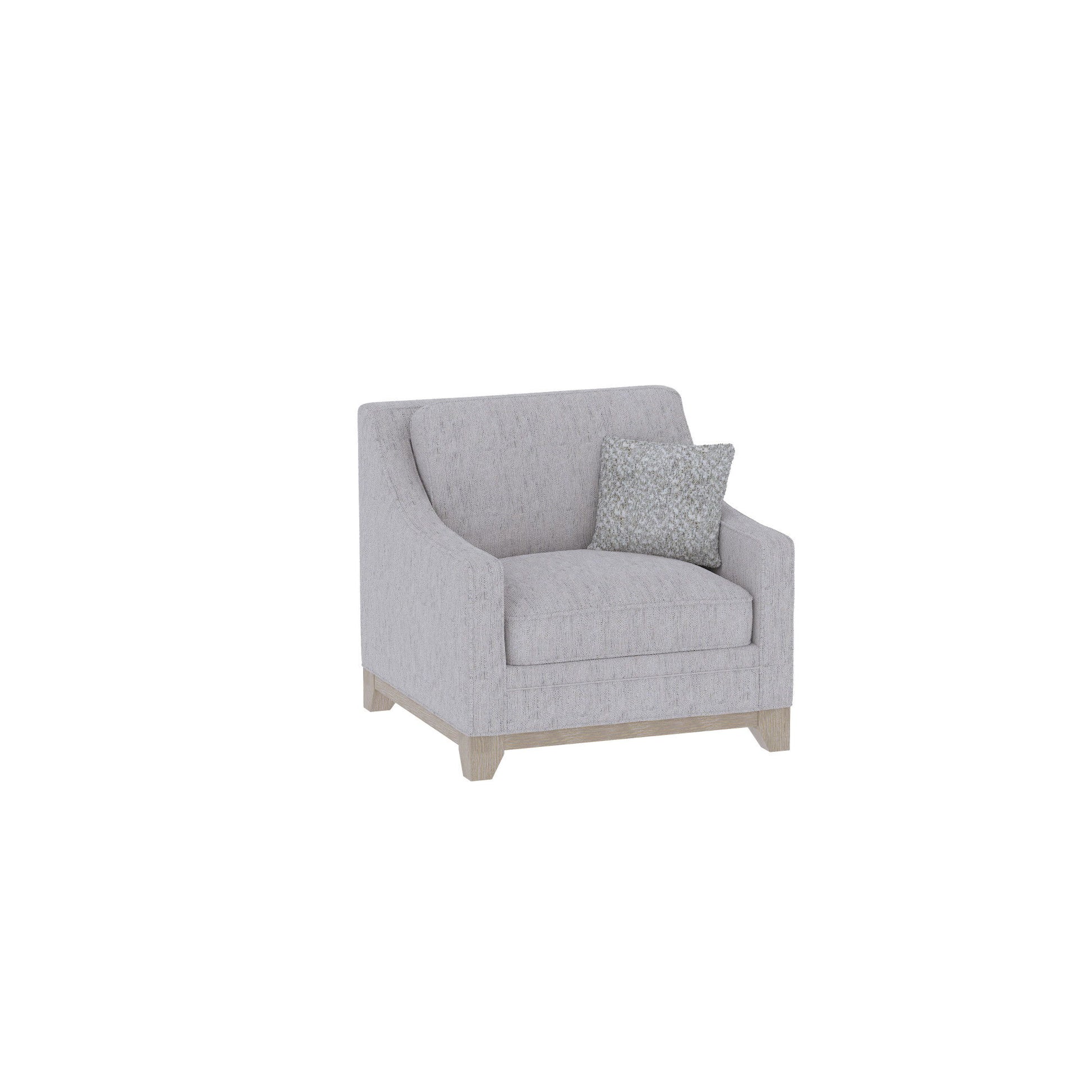 Lounge Chair With Casual Accent - Gray Emerald Home