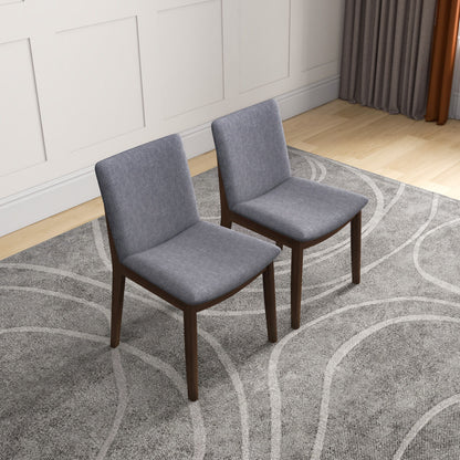 Laura - Mid-Century Modern Solid Wood Dining Chair (Set of 2) Ashcroft Furniture