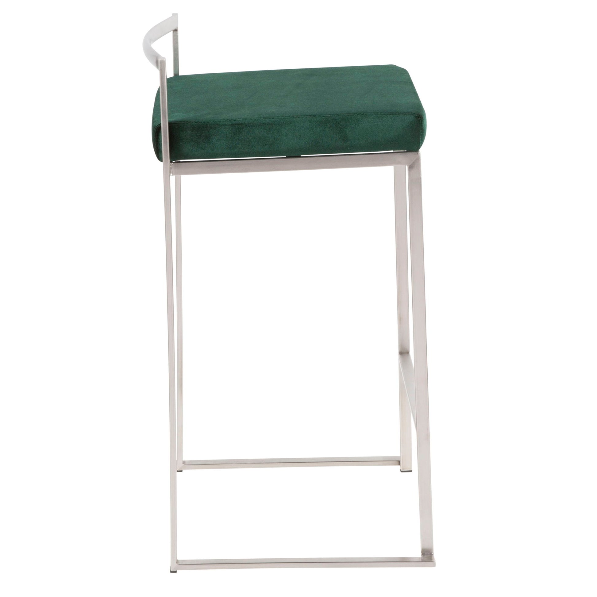 Fuji - Contemporary Elegant Stackable Counter Stool Set Lumi Source