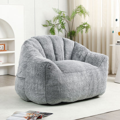 Beanbag Chair, Beanbag Sofa Chair With Armrests Stuffed High Density Foam Home Essentials