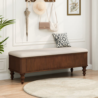 Multi Functional Storage Ottoman Bench Home Essentials