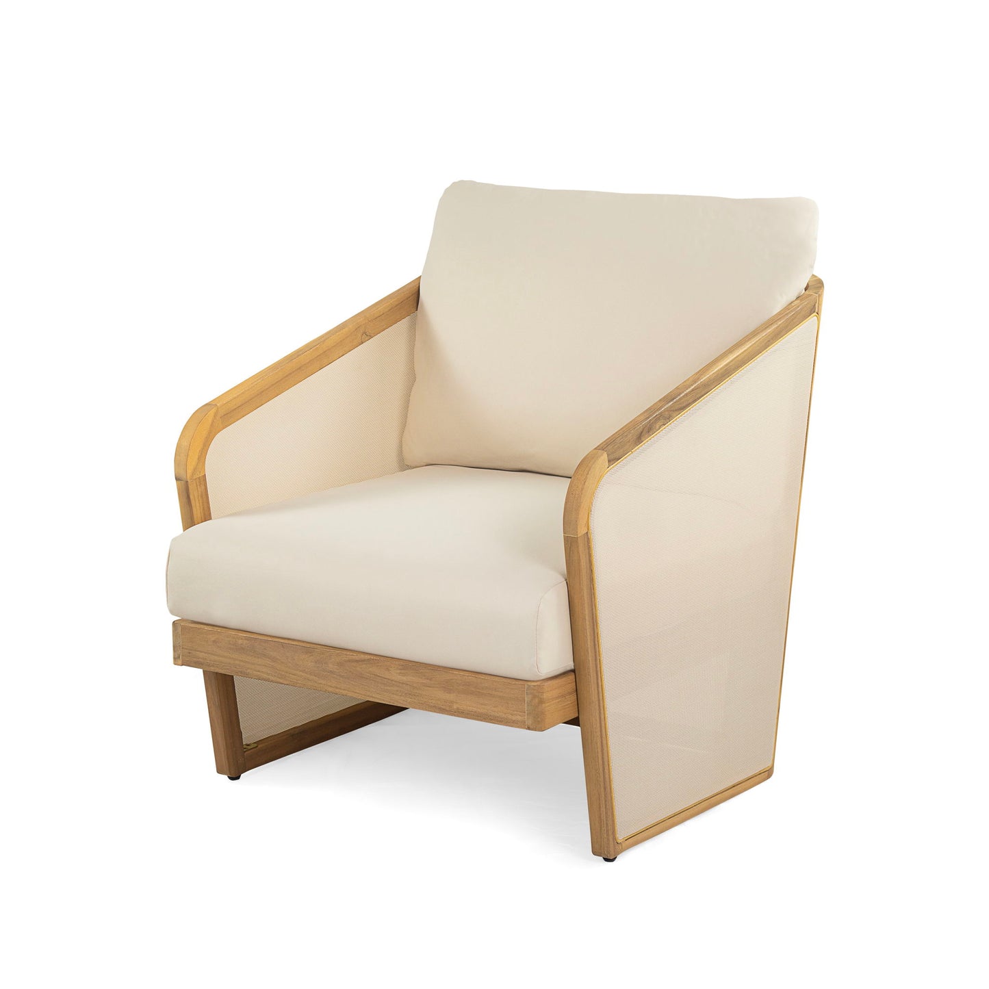 Royal - Wood Textilene Club Chair Noble House