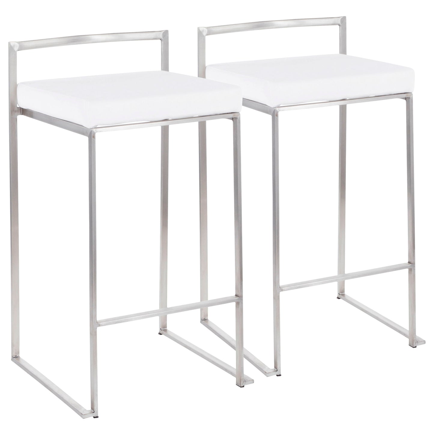 Fuji - Contemporary Elegant Stackable Counter Stool Set Lumi Source