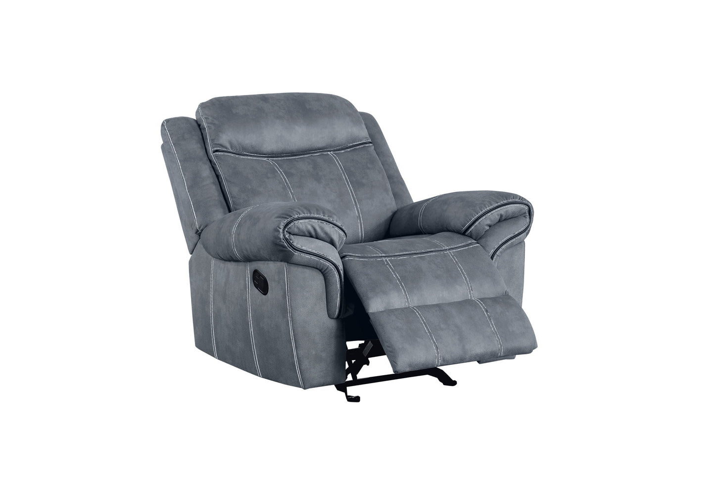 Zubaida - Two Tone Velvet Glider Recliner Acme