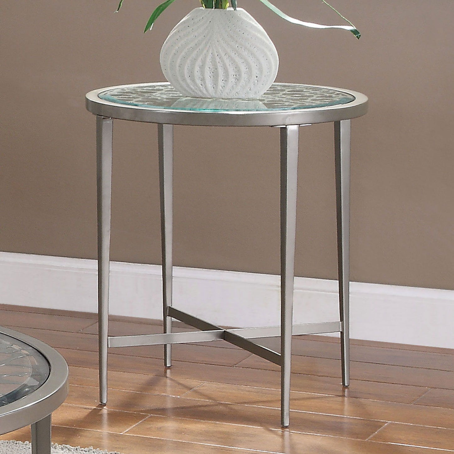 Freja - End Table - Silver