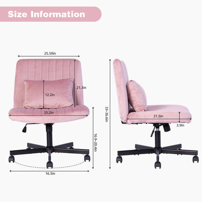 Criss Cross Office Chair With Adjustable Height, Ergonomic Design Home Essentials