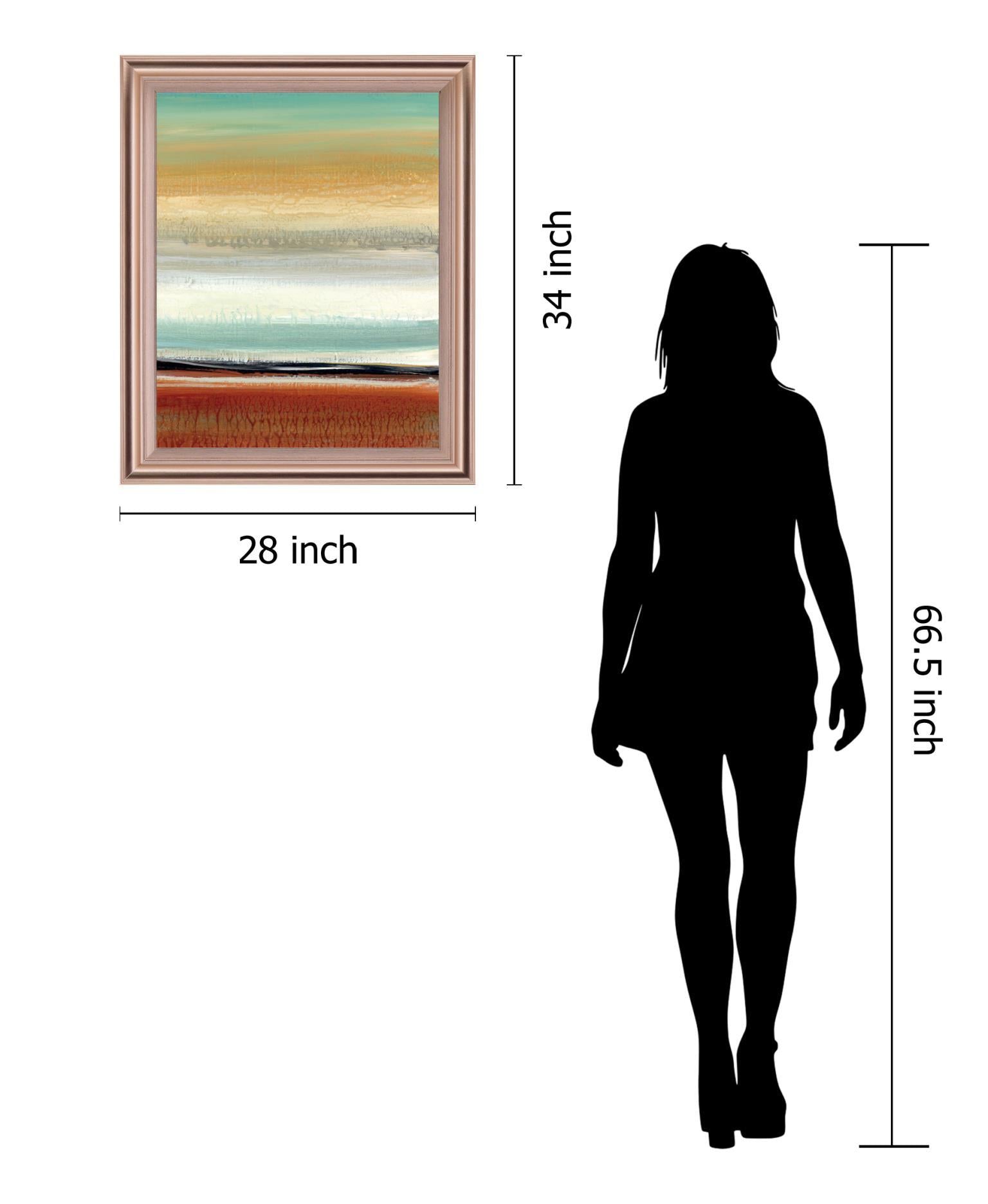 Sunset Drift - 28" x 34" Framed Wall Art Classy Art