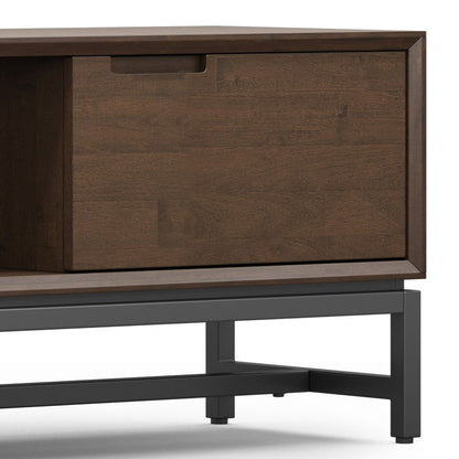Banting - Low TV Stand - Walnut Brown Simpli-Home