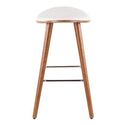 Saddle - Contemporary Counter Stool (Set of 2) Lumi Source