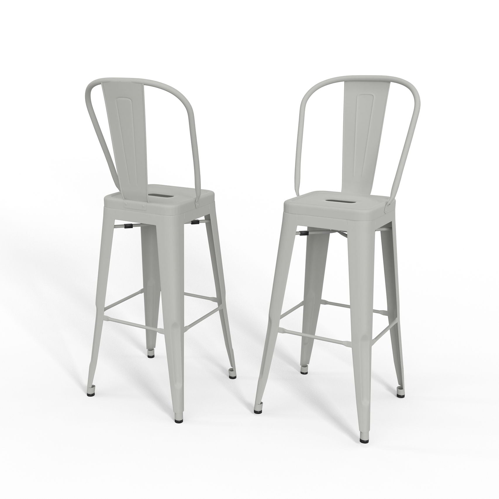 Fletcher - Handcrafted Metal Stool (Set of 2) Simpli-Home