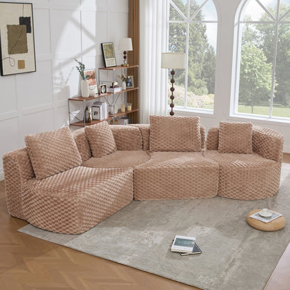 Modular Sectional Sofa With Free Combination Design Hearth and Haven