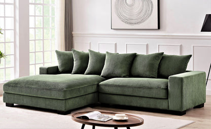 Luxe - Oversized 2 Piece Sectional Couches For Living Room, L Shaped Sofa With Chaise US Pride