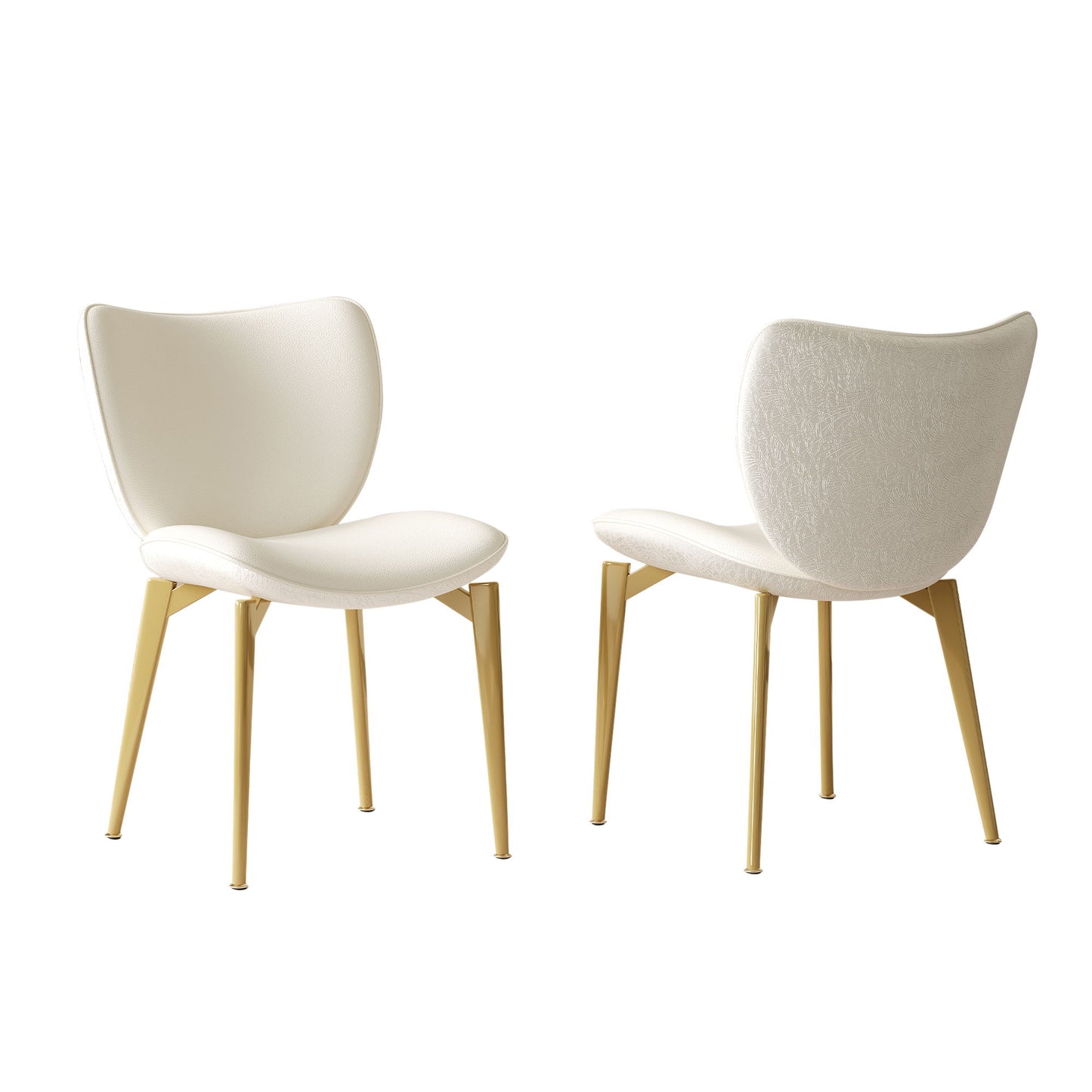 Dining Chairs (Set of 2) - Beige Home Essentials