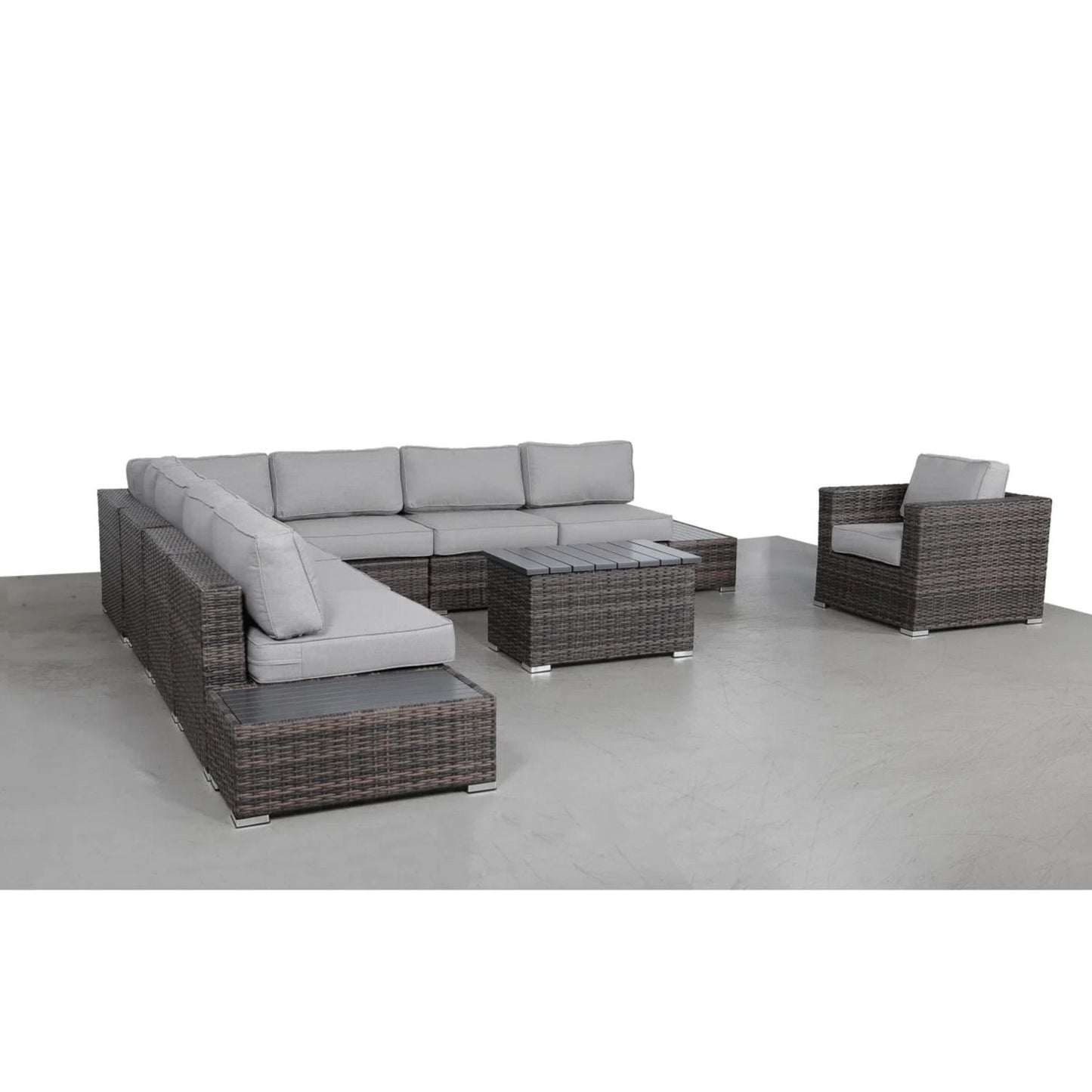 Sectional, Stylish Entertainment, Outdoor Living LSI Patio Furniture