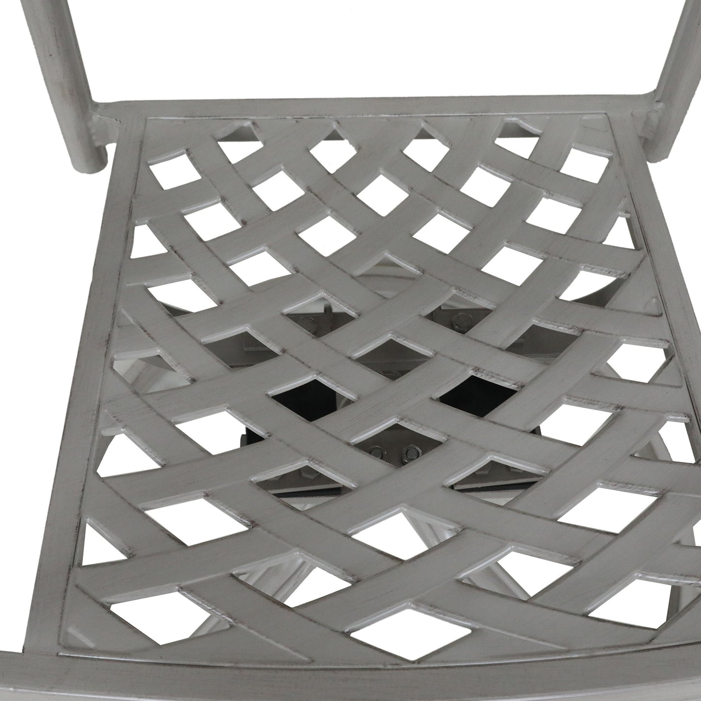 Modern Outdoor Dining Chairs, Swivel And Rocking Motion (Set of 2) - Basalt