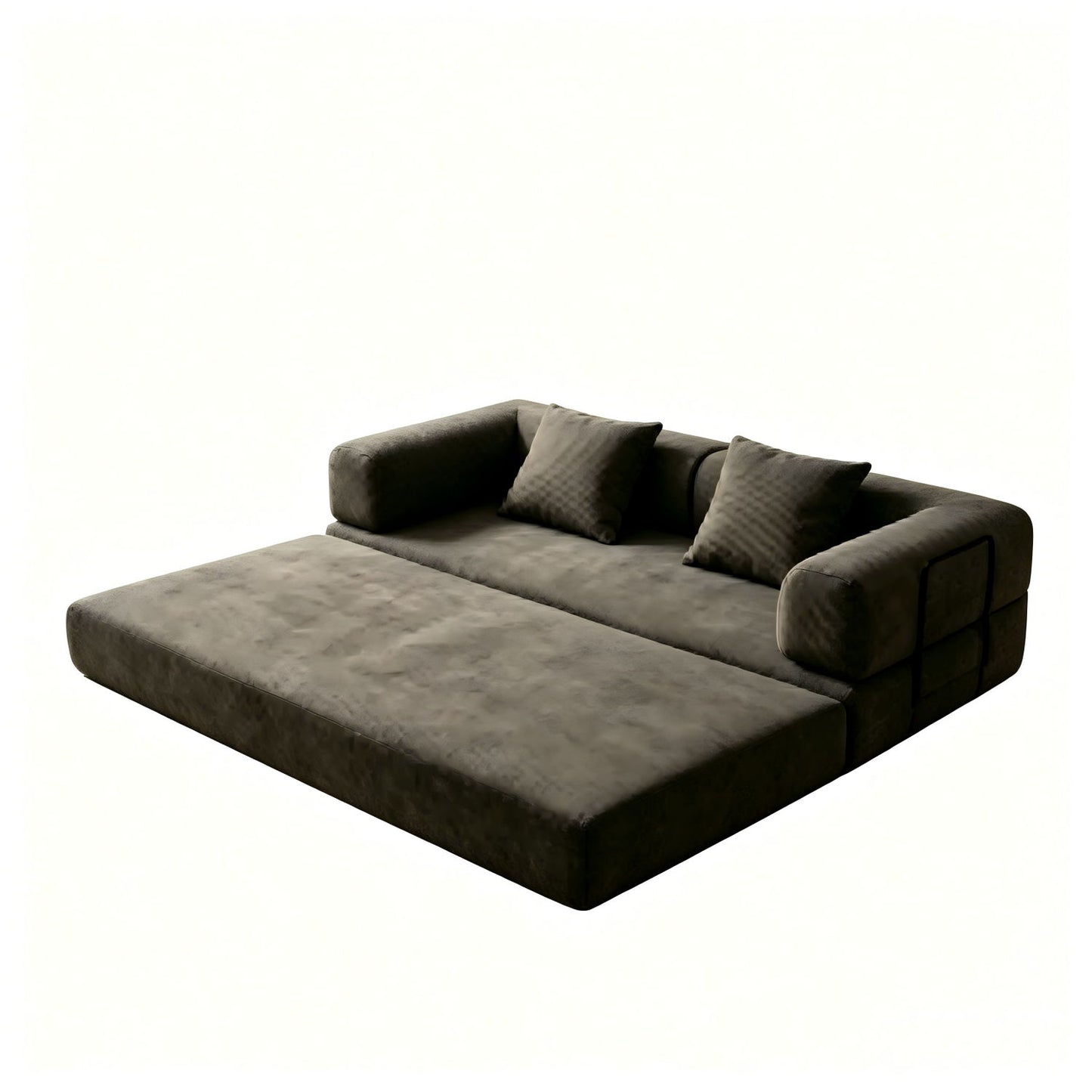 Convertible Sofa Bed With Removable Pillows Home Essentials