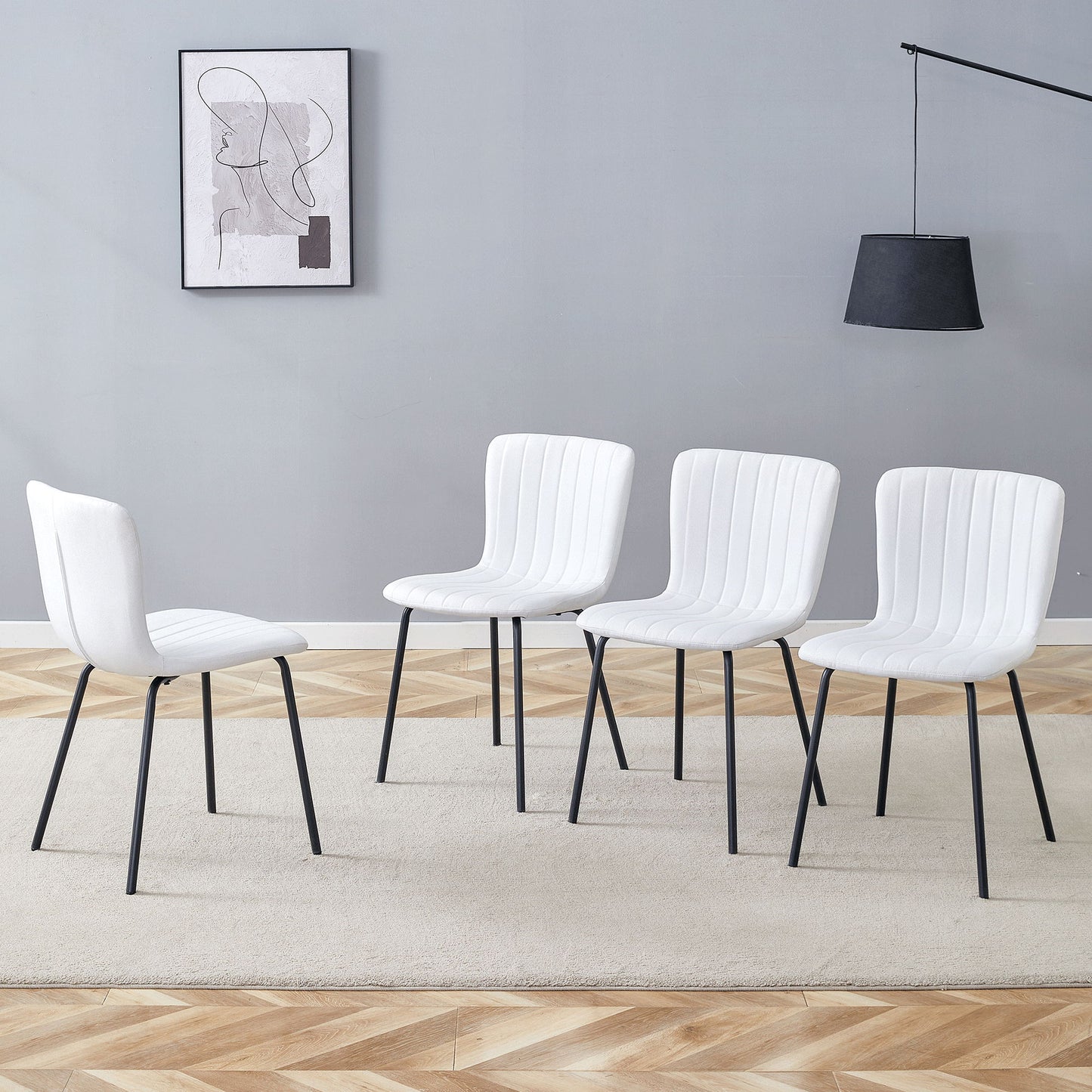 Luxury Minimalist Dining Chairs (Set of 4) Home Essentials