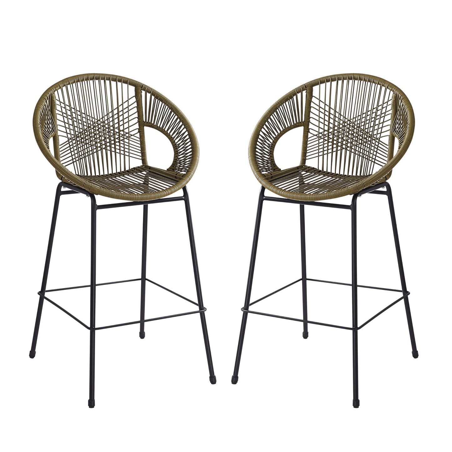 Ferrara - Outdoor Patio Barstool (Set of 2) Noble House