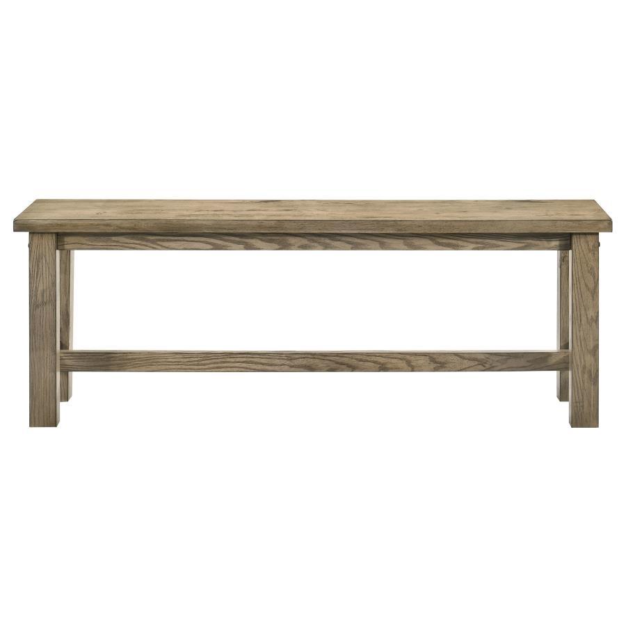 Cardova - 51" Solid Wood Dining Bench - Vineyard Oak Coaster Fine Furniture