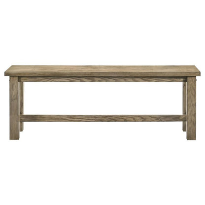Cardova - 51" Solid Wood Dining Bench - Vineyard Oak Coaster Fine Furniture