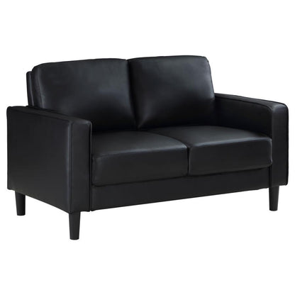 Ruth - Upholstered Track Arm Loveseat Coaster Fine Furniture