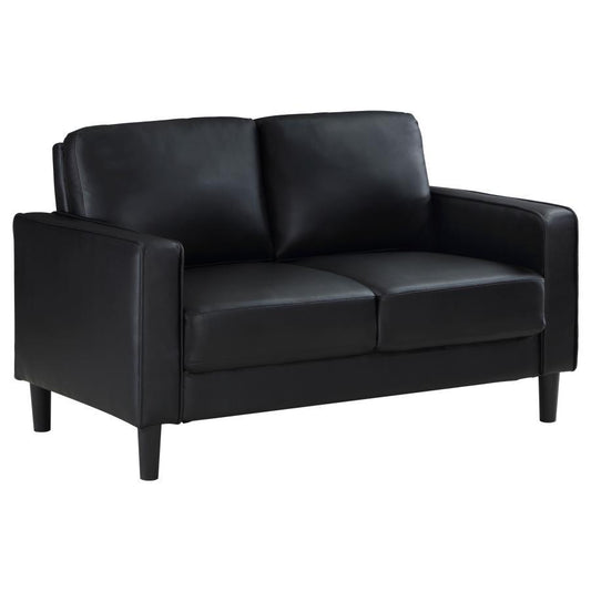 Ruth - Upholstered Track Arm Loveseat Coaster Fine Furniture