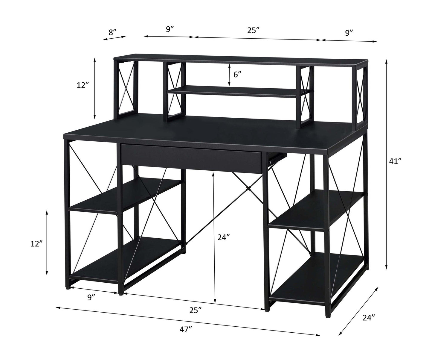 Amiel - All Purpose Writing Desk Acme