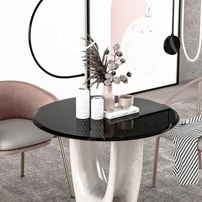 Round Tempered Glass Table Top Glass Thick Beveled Polished Edge Home Essentials