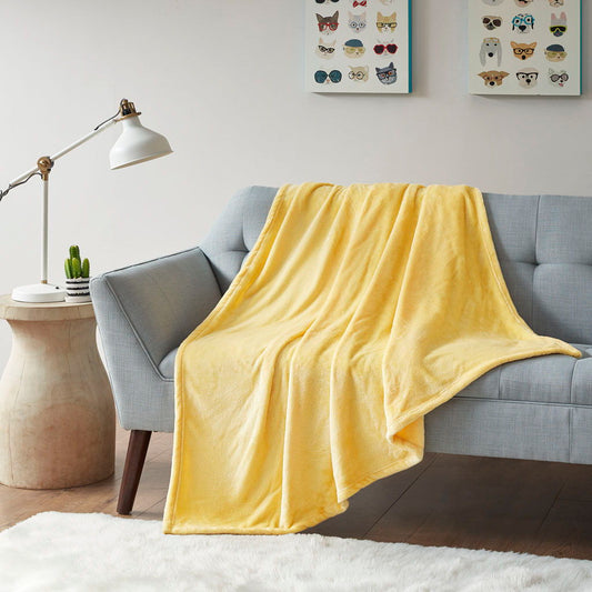 Oversized Throw - Yellow