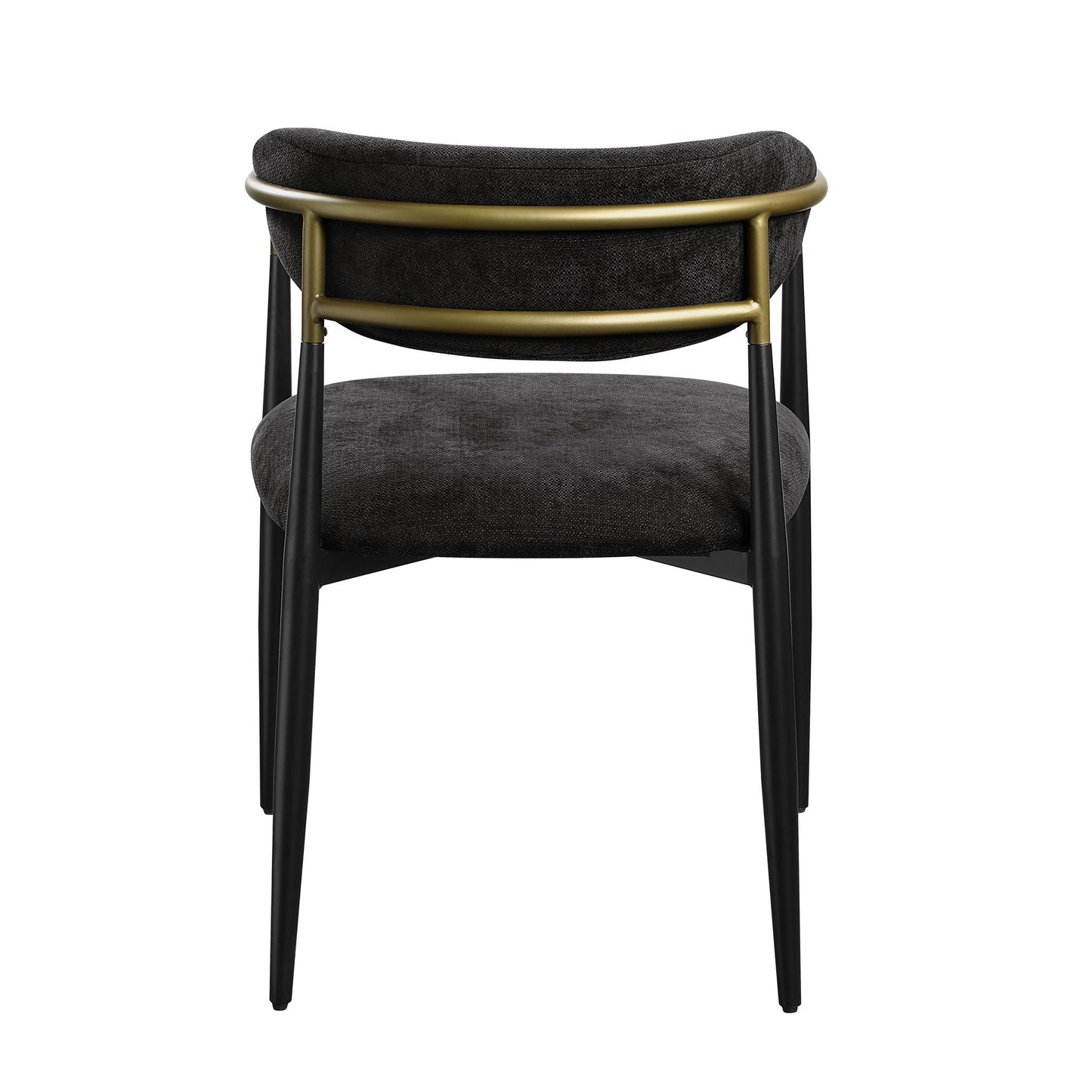 Jaramillo - Chenille Side Chair (Set of 2) - Black Acme