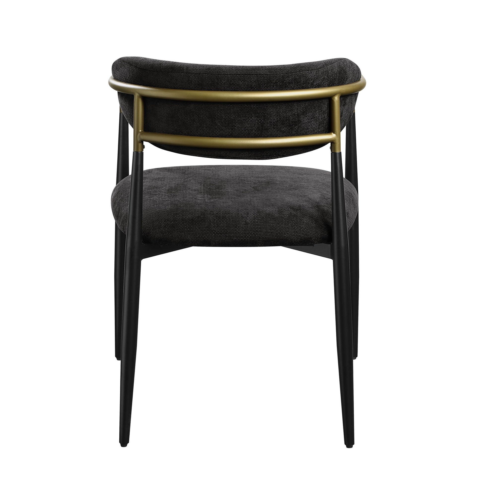 Jaramillo - Chenille Side Chair (Set of 2) - Black Acme