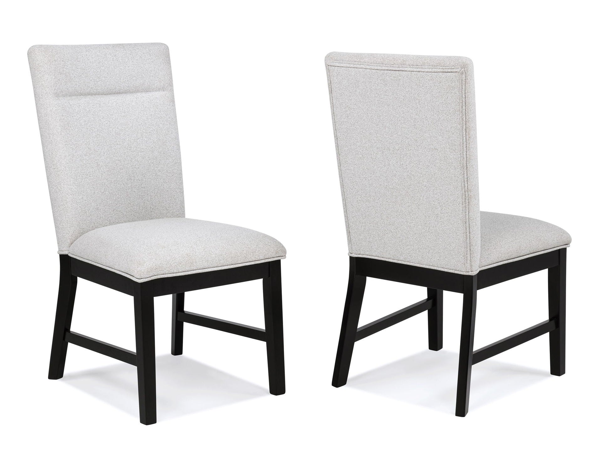 Sebastian - Side Chair (Set of 2) - Black / Gray Crown Mark