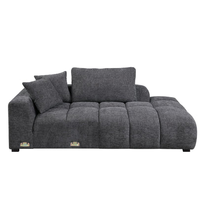 Chosen - Sectional Sofa With Toss Pillows And Chaise Acme