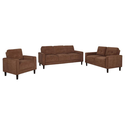 Bowen II - Upholstered Track Arm Sofa Set Coaster Fine Furniture