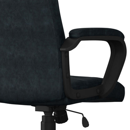 Brewer - Swivel Office Chair - Distressed Blue Simpli-Home