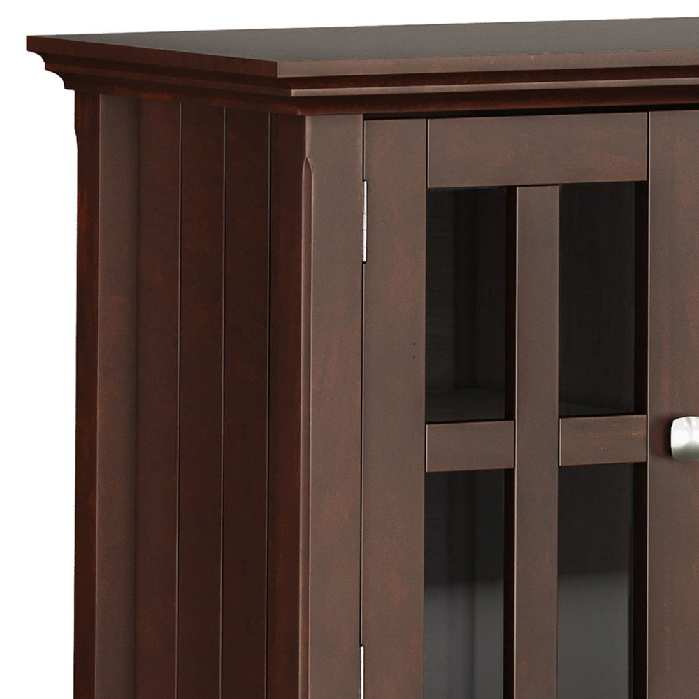 Acadian - Wide TV Media Stand - Brown Simpli-Home