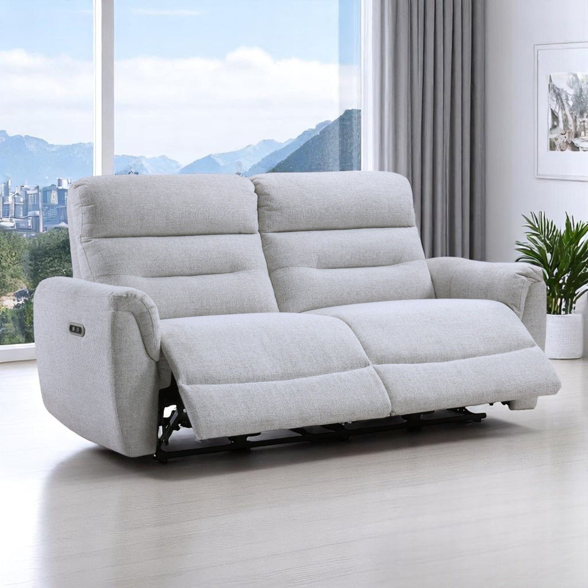 Eastre - Power Motion Sofa With USB Port - Gray Acme