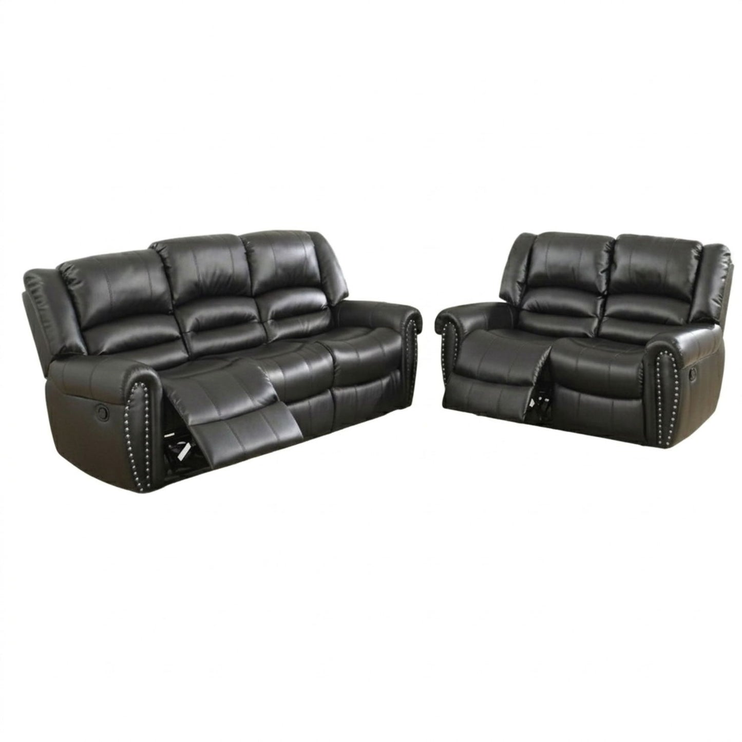 Modern Living Room Set With Nailhead Trim Home Essentials