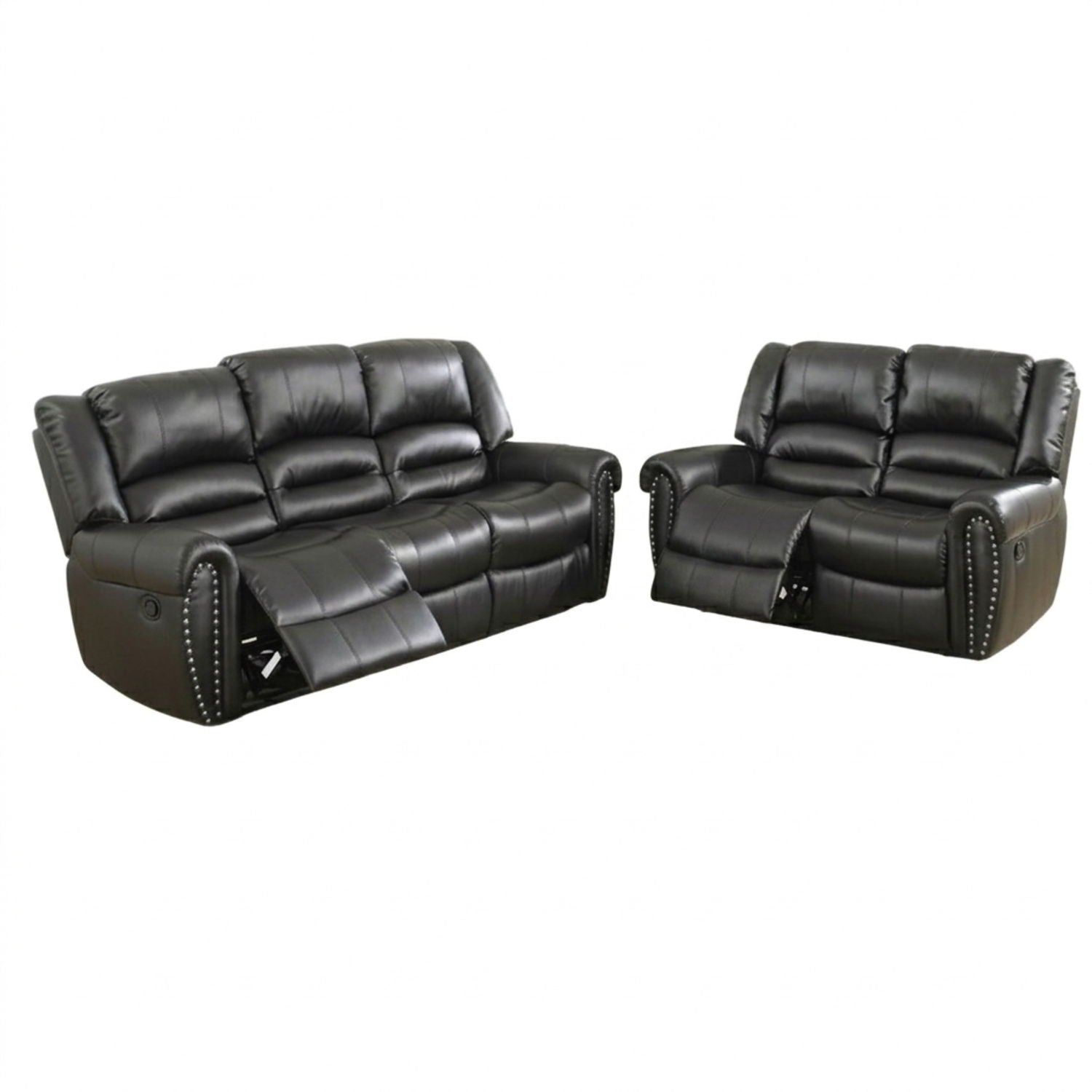 Modern Living Room Set With Nailhead Trim Home Essentials