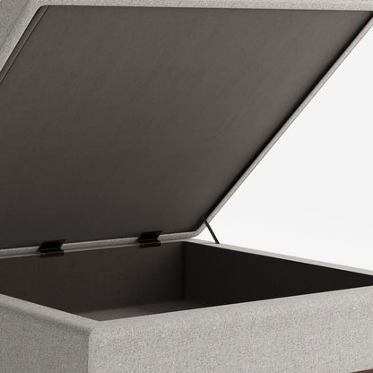 Owen - Multifunctional Square Coffee Table Storage Ottoman Simpli-Home