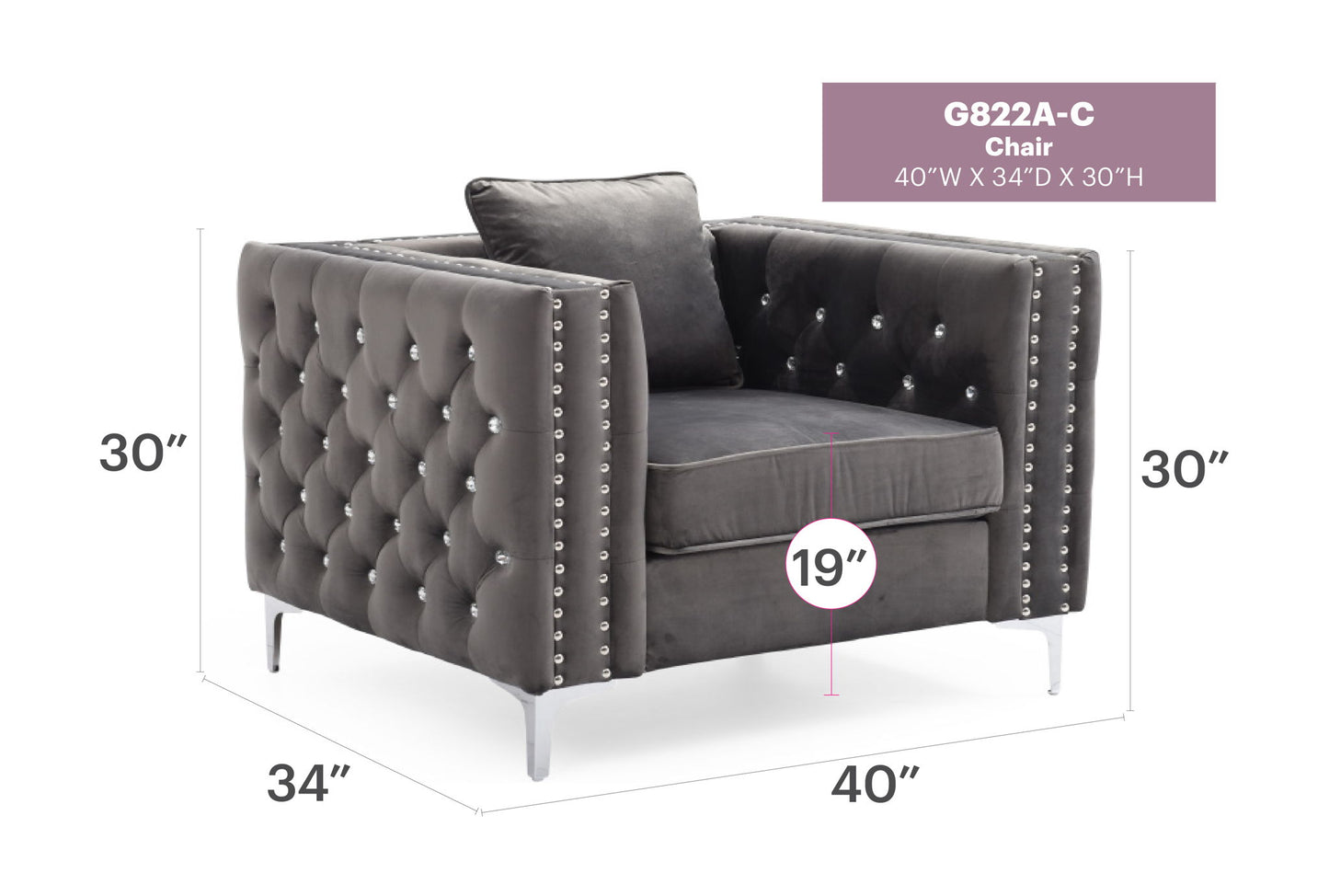 Paige - Chair Glory Furniture
