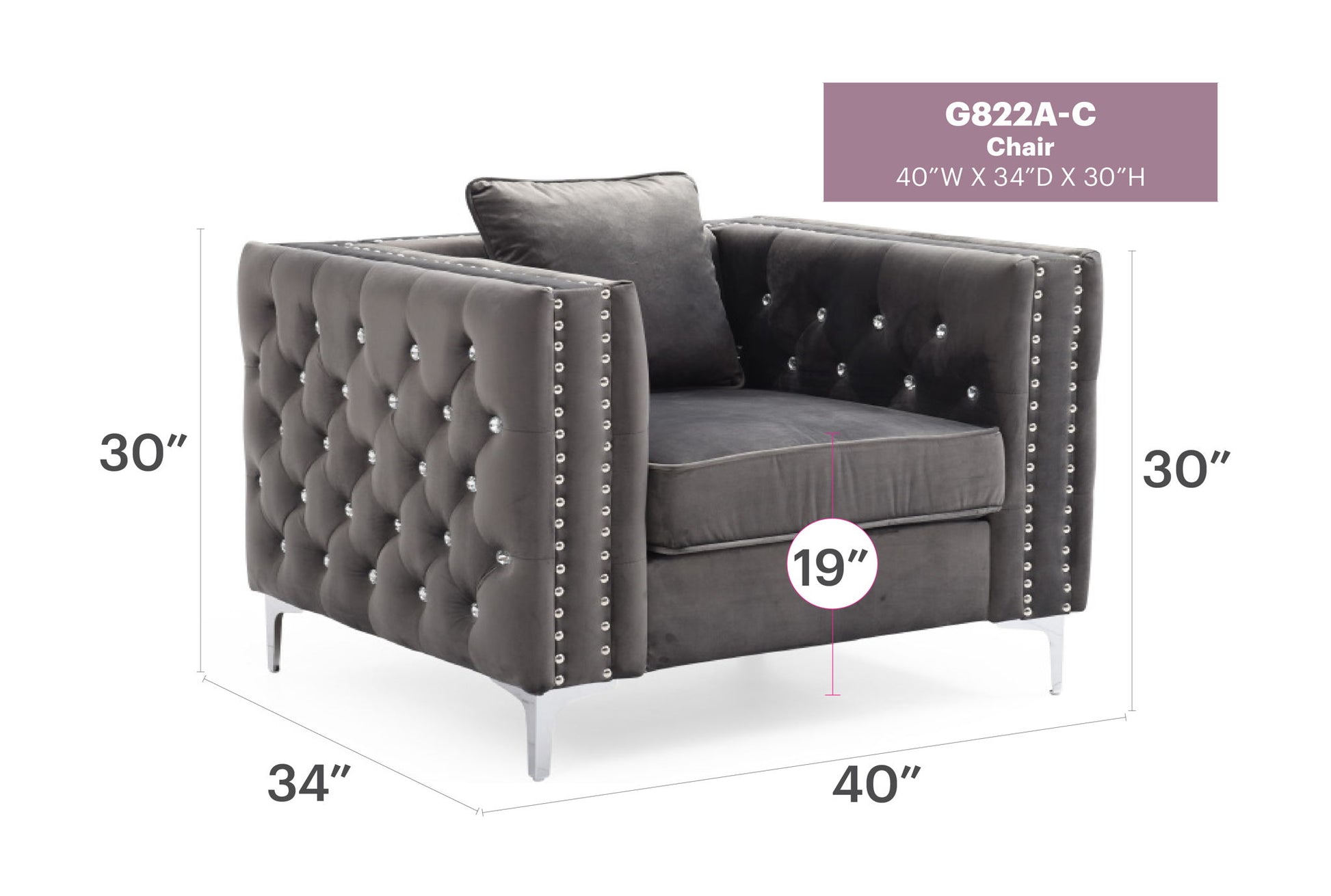 Paige - Chair Glory Furniture