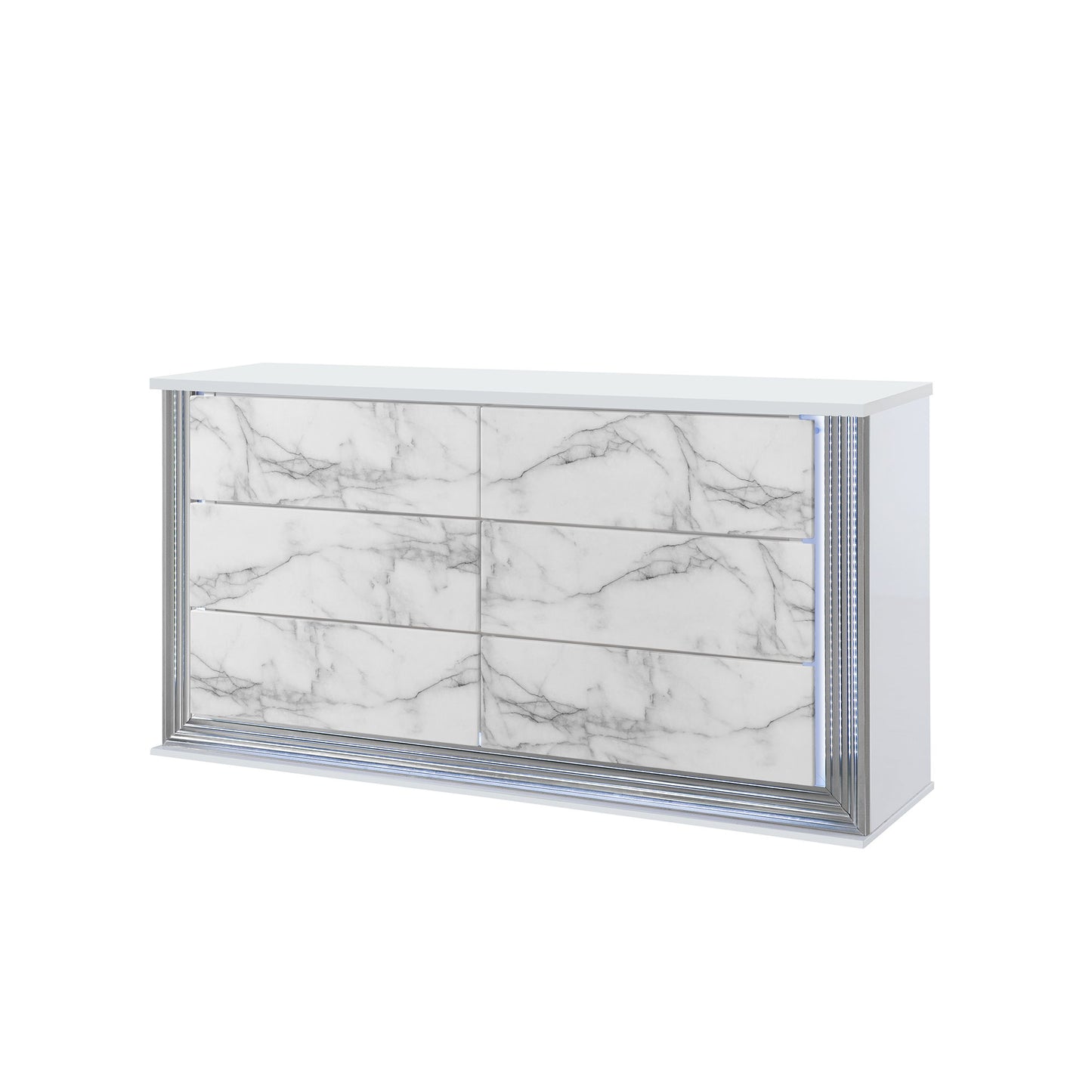 Moon - Marble Buffet - White Global Furniture USA