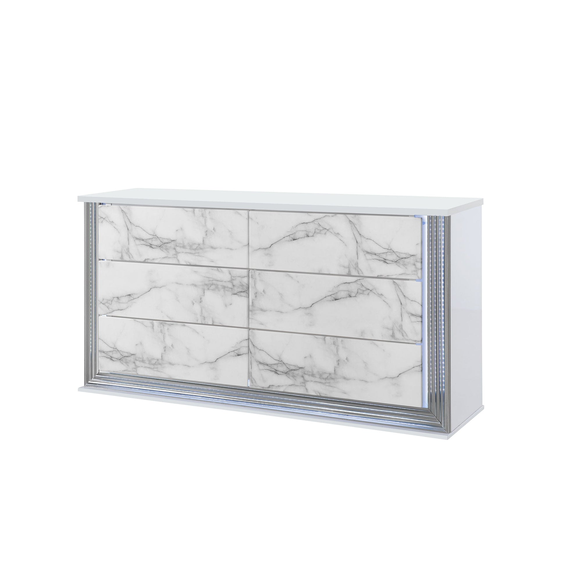 Moon - Marble Buffet - White Global Furniture USA