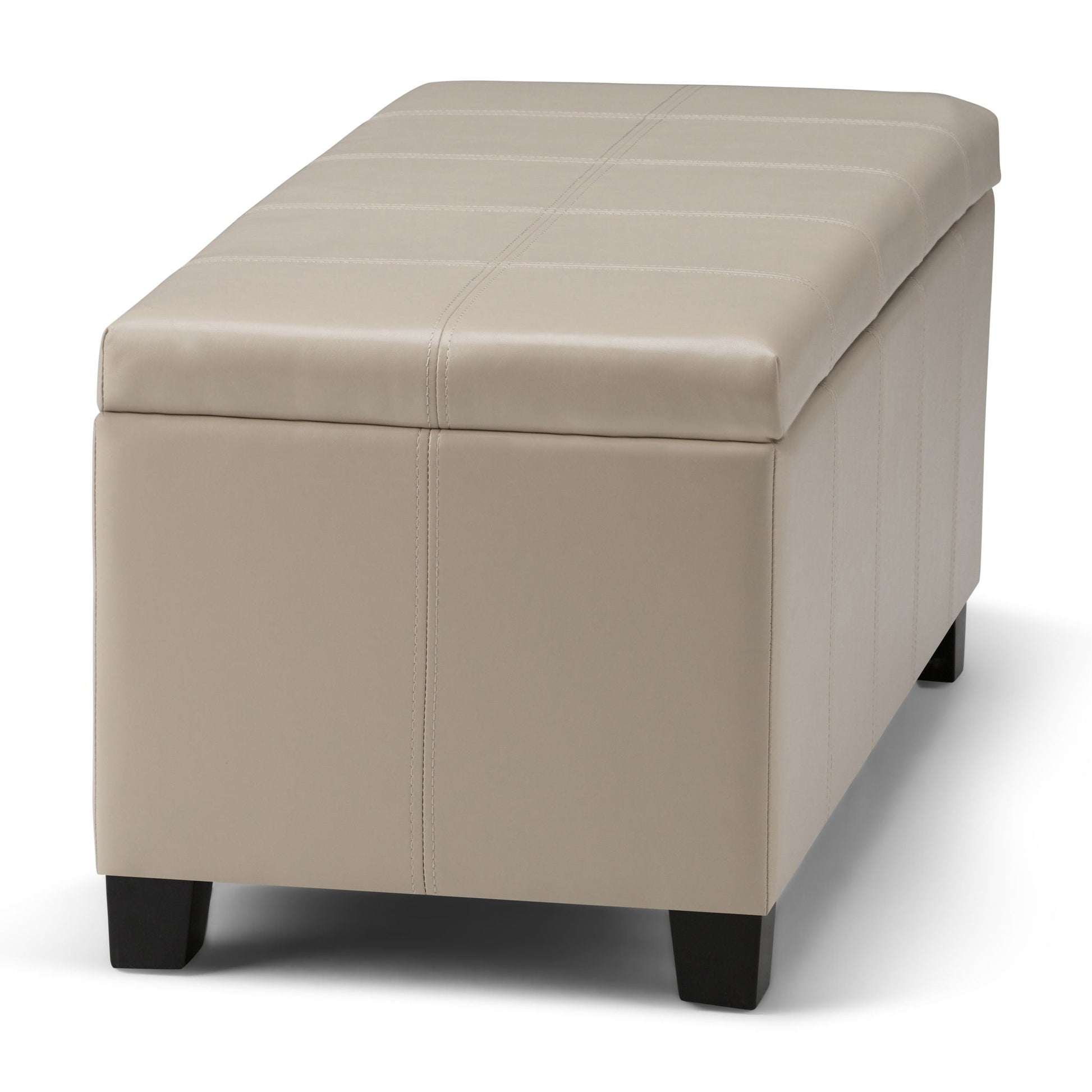 Dover - Upholstered Storage Ottoman Bench Simpli-Home