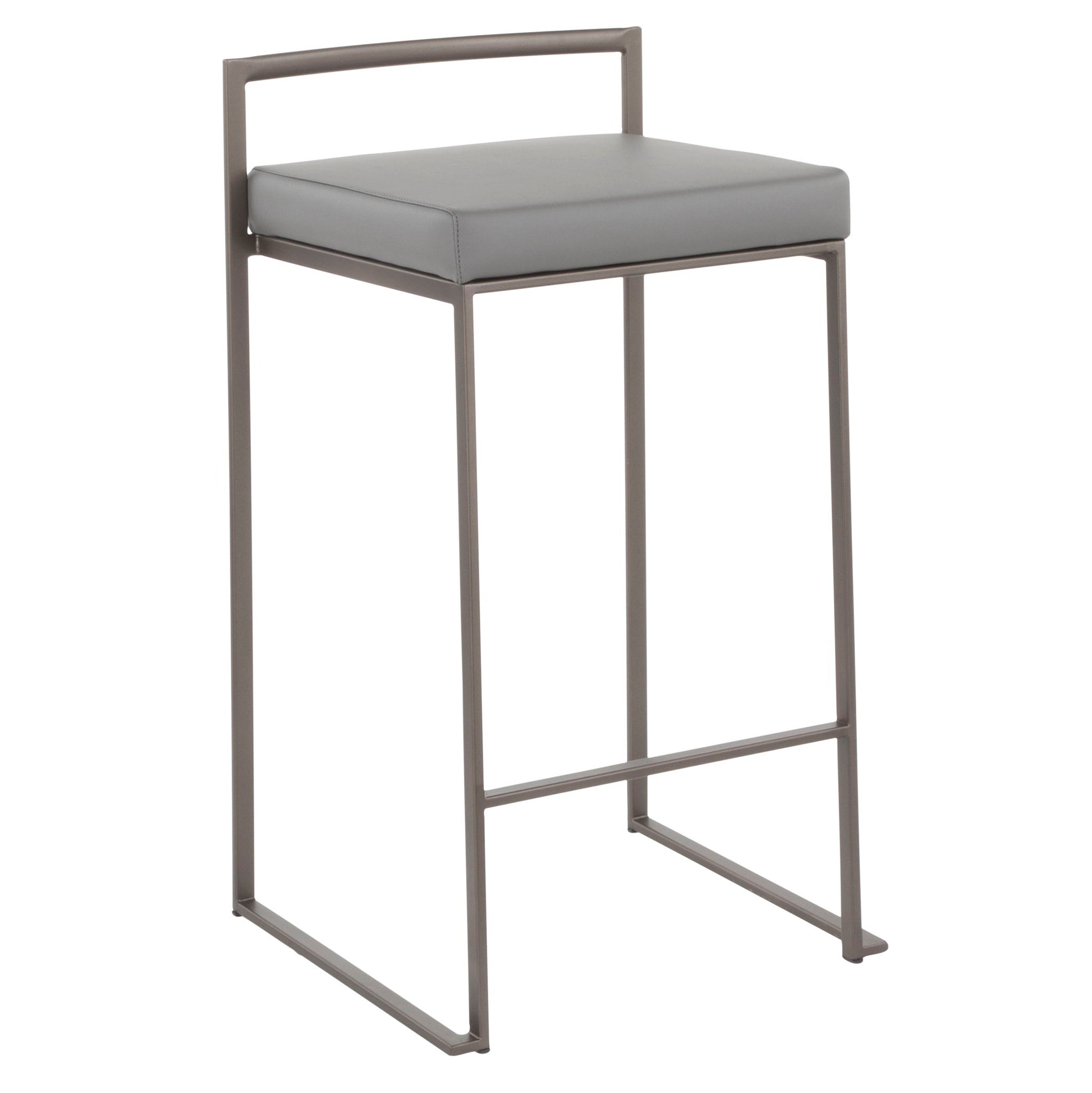 Fuji - Industrial Stackable Counter Stool Elegant Design Lumi Source