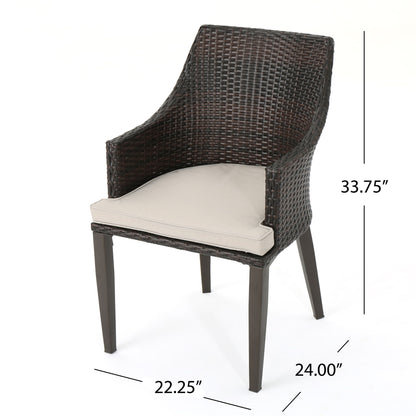 Hillhurst - Outdoor Chair Comfortable, Weather Resistant Cushion (Set of 2) Noble House